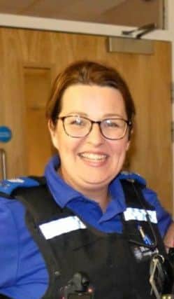 Peterlee PCSO Michelle Barr.