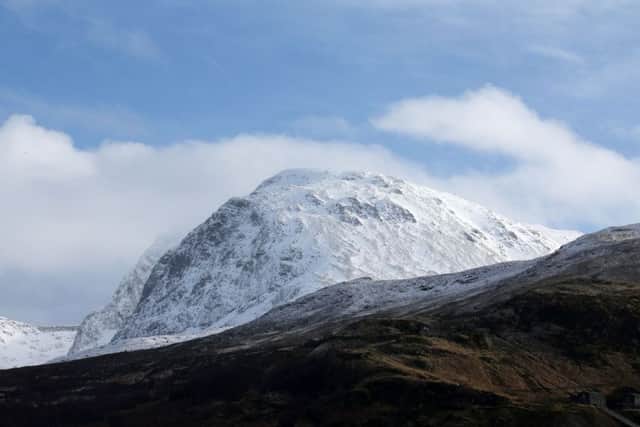 Ben Nevis in the Scottish Highlands. Picture: Andrew Milligan/PA Wire.