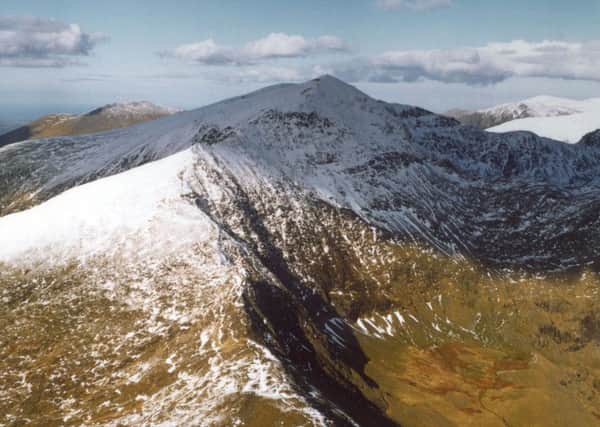 Mount Snowdon, the highest peak in England and Wales. Picture: PA.