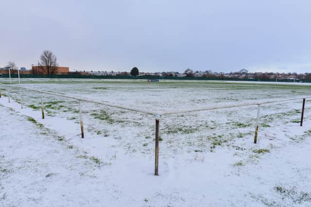 Snow in Hartlepool when temperatures plummeted during the last few days.