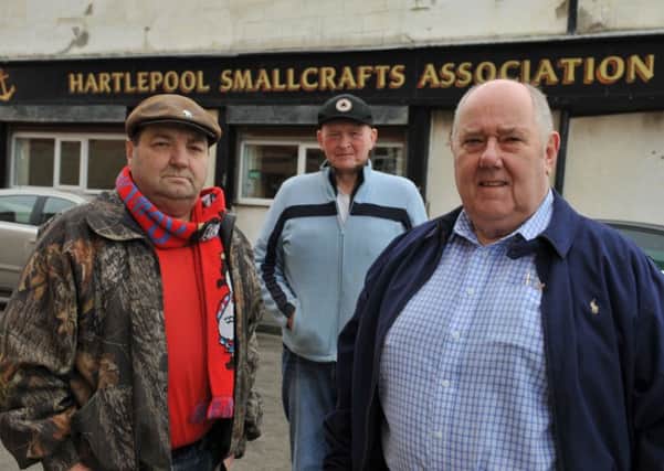 Hartlepool Smallcrafts Association directors left to right, Terry Bradley, Harry Marsh and Ron Clark.
