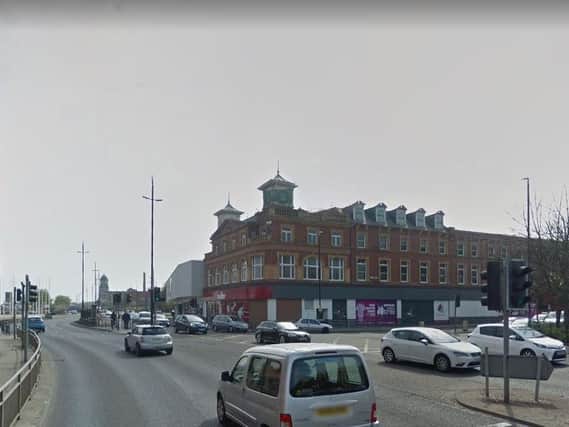The collision happened at the junction of Stockton Street and Victoria Road. Image copyright Google Maps.