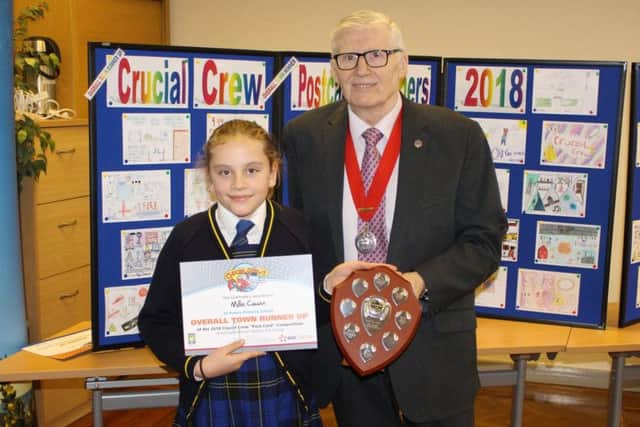 Overall town runner-up Millie Cowan from St Peters Elwick Primary School.