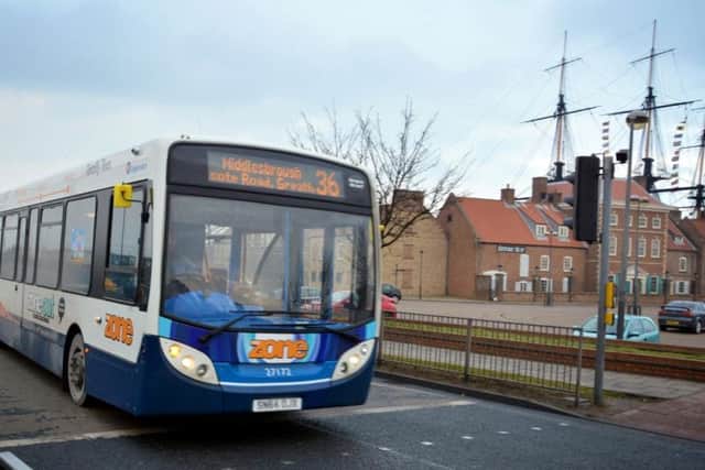 Stagecoach bus in Hartlepool