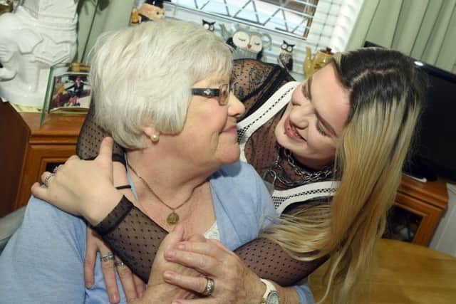 Lauren Watson says her grandmother, Jean Watson, has been a huge support. Photo: Doug Moody.