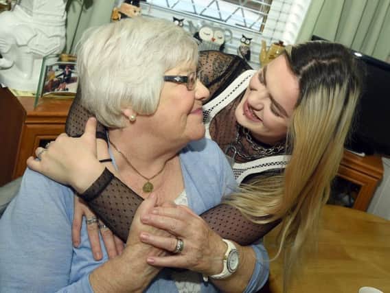 Lauren Watson says her grandmother, Jean Watson, has been a huge support. Photo: Doug Moody.