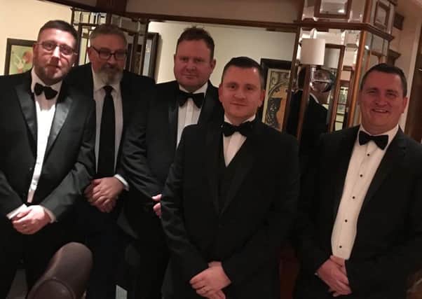 Left to right: Utility Alliances Ian Willis, Darren Sutherland,  Paul Stone, Bob Moore and Phill Moore.