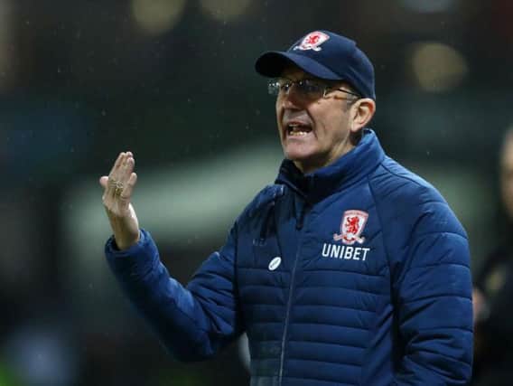 "I don't think this club would be still going in the way it is if not for Steve." Tony Pulis on Middlesbrough chairman Steve Gibson.