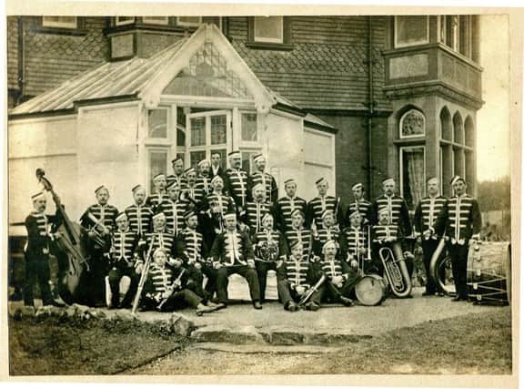 The West Hartlepool 4th Artillery Volunteers Band. The photo has been kindly submitted to us by Megan Smiles.