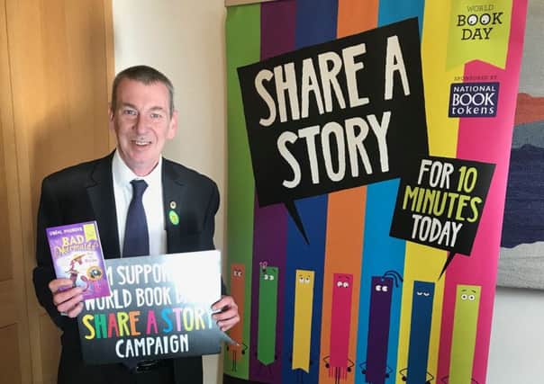 Hartlepool MP Mike Hill promotes the #ShareAStory campaign.
