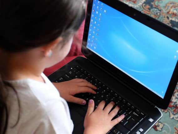 Parents are encouraged to monitor children when they use they internet.