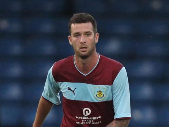David Edgar during his time playing for Burnley in the Championship.