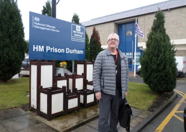 John Davidson, chairman of the Independent Monitoring Board of HMP Durham, outside the city centre jail.
