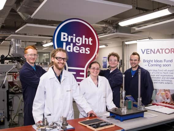 Groups from Hartlepool are being urged to apply for a share of a 10,000 Bright Ideas Fund to inspire innovation and stimulate learning in STEM subjects across the North East region.