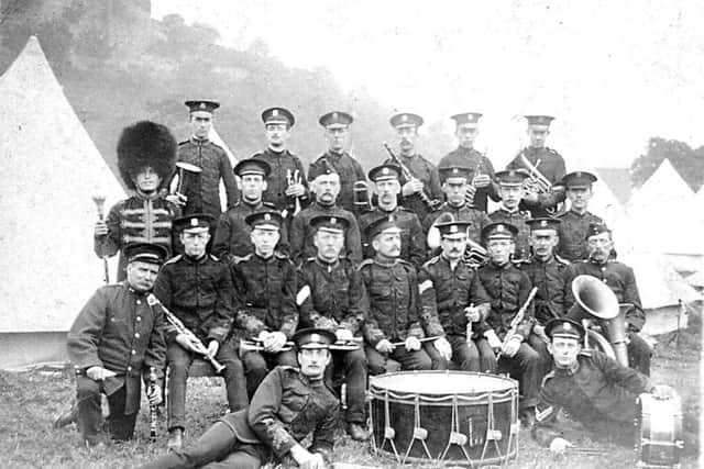 The West Hartlepool 4th Artillery Volunteers Band, which Jonty was a member of.