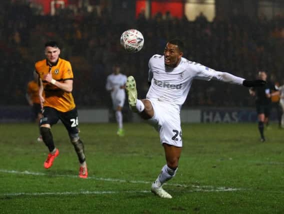 Rajiv van La Parra came off the bench against Newport in the FA Cup back in February.