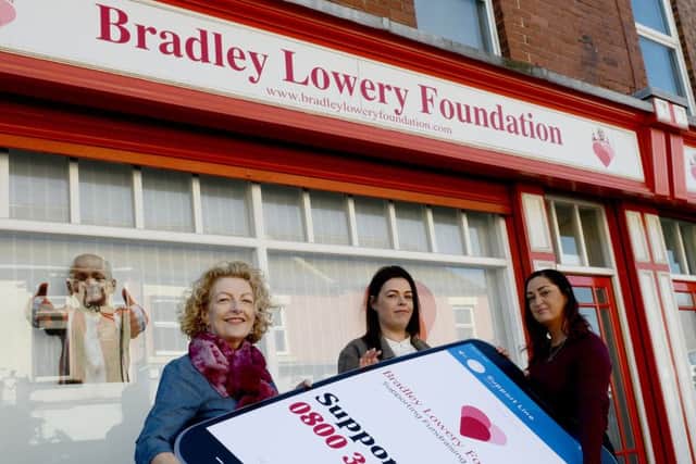 The launch of the Bradley Lowery Foundation's support line in March 2019.