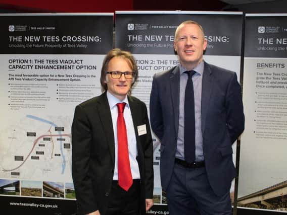Coun Stephen Harker, left, with Andy Johnson at the consultation launch.