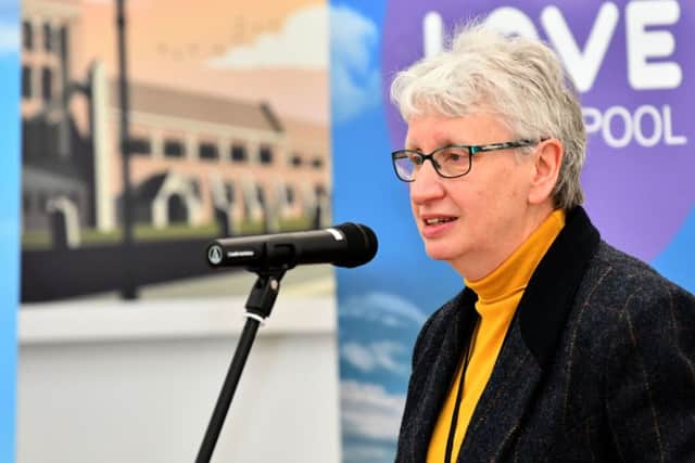 Gill Alexander, the Chief Executive of Hartlepool Borough Council speaking at the launch of the Love Hartlepool campaign. Picture by FRANK REID