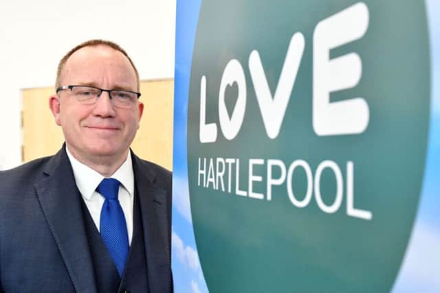 Mark Maguire the Chief Executive of Hartlepool United is backing the campaign. Picture by FRANK REID