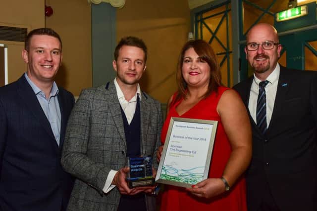 The Hartlepool Business Awards 2018 Business of the Year Award winners, Seymour Civil Engineering.