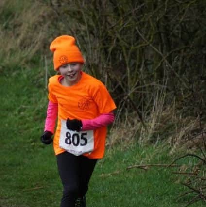 Emilie Noble, aged 11, was the race's youngest runner.