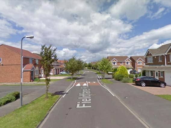 Two officers were in Hartlepool conducting routine patrols in a police car when they came across a man behaving suspiciously on a driveway on Fieldfare Road. Picture: Google.