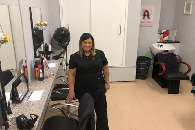 Dawn Cuthbert, hairdresser at North Tees and Hartlepool NHS Foundation Trusts salon Cutting Edge@NTH.
