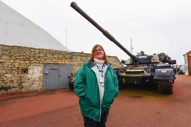 Heugh Battery Museum manager Diane Stephens