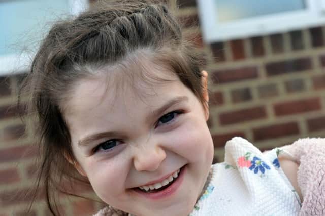 Lyla ODonovan, 6, who is battling brain tumor.
