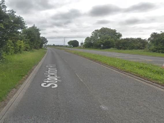 Bailey Spurs, 18, from Hartlepool, sped from police at 100mph on the A689 heading into Hartlepool. Picture: Google.