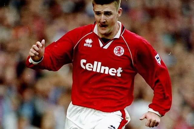 Former striker Jamie Pollock spent six years at Middlesbrough.