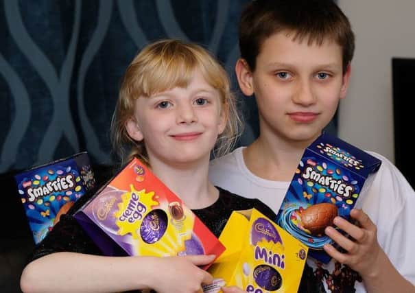 Scarlett Mason and Benjamin Cooper, both nine, from Seaton Carew have launched an Easter egg appeal for Hartlepool Foodbank.