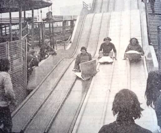 The Astroslide was a big 1972 attraction in Seaton Carew.