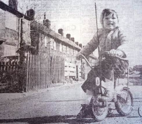 Can you recognise this Graythorp street and the youngster playing on the bike?