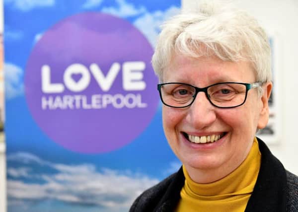 Gill Alexander, the Chief Executive of Hartlepool Borough Council at the launch of the Love Hartlepool campaign. Picture by FRANK REID