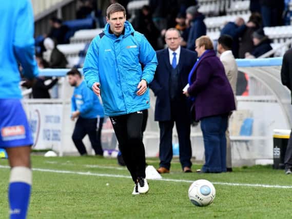 Antony Sweeney has been promoted to the first-team coaching setup under manager Craig Hignett this season.