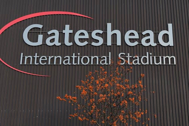 Gateshead International Stadium.
