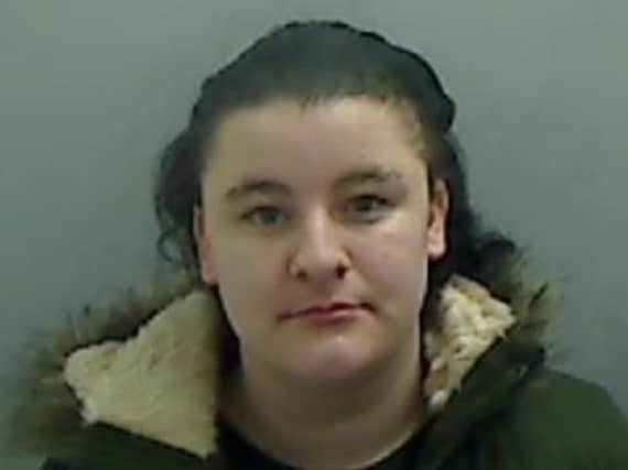 Victoria Woolston, 25, was jailed for 29 monthsat Teesside Crown Court after she pleaded guilty last month to six charges of theft between February2014 and March2016.