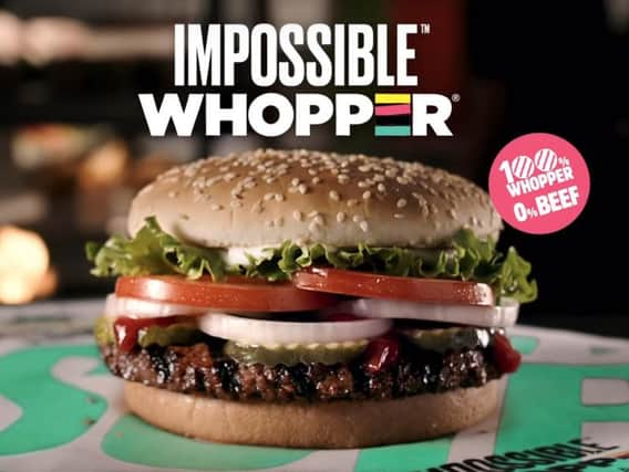 Burger King's plant-based Impossible Whopper