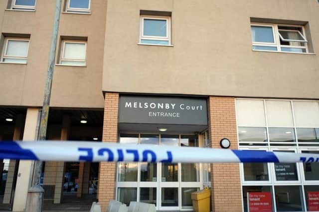 The area was cordoned off during police investigations.