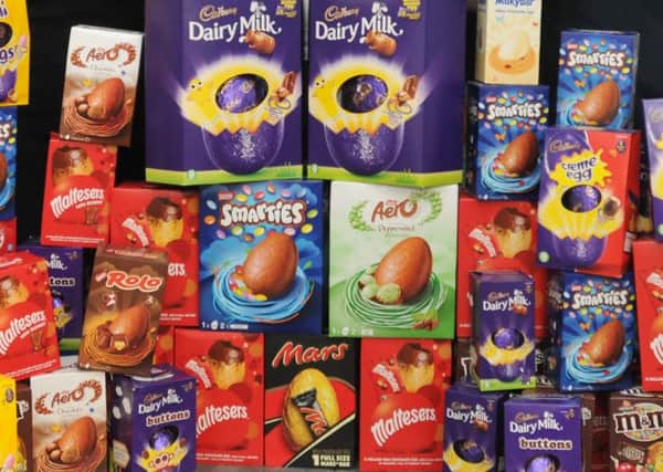 A selection of Easter eggs.