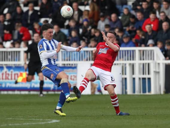 Hartlepool United midfielder Josh Hawkes missed Saturdays defeat to Solihull Moors with a thigh injury.