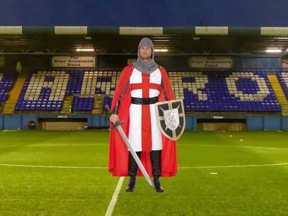 An army of Poolies are due to dress as knights for Easter Monday's game at Barrow