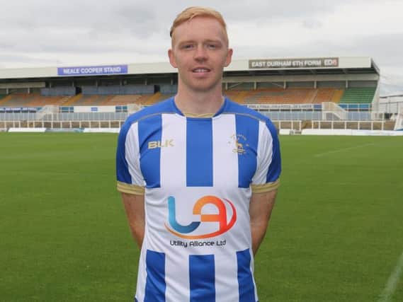 Luke Williams hasn't kicked a ball for Hartlepool United since his arrival in the summer.