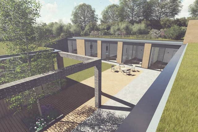 Artists impression of the new Bradley Lowery Foundation holiday home set to be build in Scarborough.