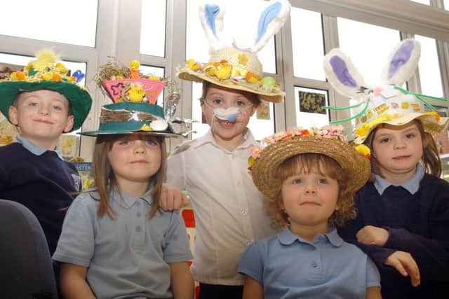 These Dene House Primary School pupils enjoyed their day of Easter bonnets 12 years ago. Remember this?