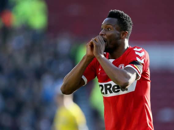 Middlesbrough midfielder John Obi Mikel will see his Boro contract expire at the end of the season.