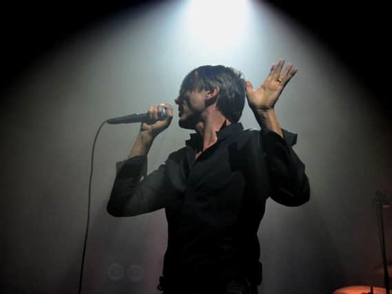 Brett Anderson of Suede, who put on a stunning performance at the O2 Academy in Newcastle on the opening night of their UK tour. Pic: Gary Welford.