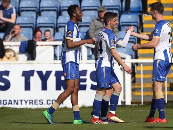 Hartlepool United enjoyed success on a big day in the National League